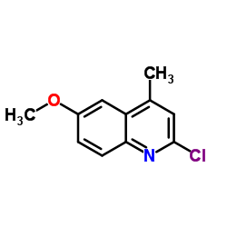 2-Chloro-6-methoxy-4-methylquinoline picture