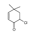 6-chloro-4,4-dimethylcyclohex-2-en-1-one Structure