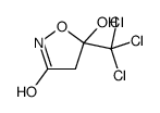 5-(TRICHLOROMETHYL)-4,5-DIHYDROISOXAZOLE-3,5-DIOL结构式