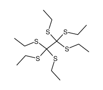 hexakis-ethylsulfanyl-ethane结构式