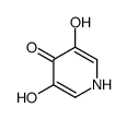 3,4,5-Pyridinetriol(9CI) structure
