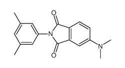 5-(dimethylamino)-2-(3,5-dimethylphenyl)isoindole-1,3-dione结构式