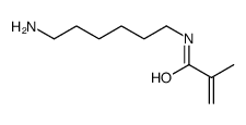 N-(6-aminohexyl)-2-methylprop-2-enamide结构式