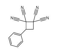 3-phenylcyclobutane-1,1,2,2-tetracarbonitrile Structure