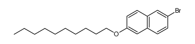 6-bromo-2-n-decyloxynaphthalene Structure