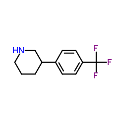3-(4-(TRIFLUOROMETHYL)PHENYL)PIPERIDINE HYDROCHLORIDE Structure