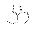 3,4-bis(ethylsulfanyl)thiophene Structure