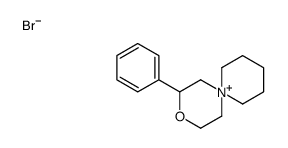 4-phenyl-3-oxa-6-azoniaspiro[5.5]undecane,bromide结构式