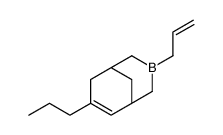 7-prop-2-enyl-3-propyl-7-borabicyclo[3.3.1]non-3-ene结构式