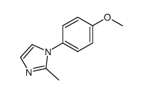 1-(4-methoxyphenyl)-2-methyl-1H-imidazole结构式