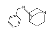 N-benzyl-1-azabicyclo[2.2.2]octan-3-imine结构式