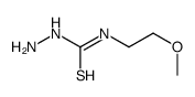 4-(2-METHOXYETHYL)-THIOSEMICARBAZIDE Structure