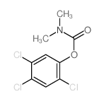 (2,4,5-trichlorophenyl) N,N-dimethylcarbamate结构式
