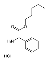 (2-oxo-2-pentoxy-1-phenylethyl)azanium,chloride Structure