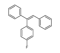 1-(1,2-diphenylethenyl)-4-fluorobenzene Structure