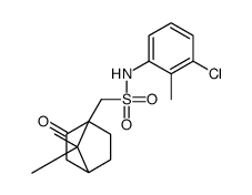 N-(3-chloro-2-methylphenyl)-1-(7,7-dimethyl-3-oxo-4-bicyclo[2.2.1]heptanyl)methanesulfonamide Structure