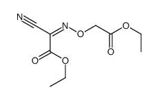 ethyl 2-cyano-2-(2-ethoxy-2-oxoethoxy)iminoacetate结构式