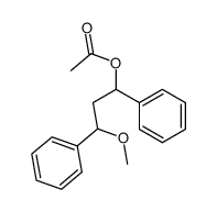 1-acetoxy-3-methoxy-1,3-diphenylpropane结构式