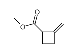 Cyclobutanecarboxylic acid, 2-methylene-, methyl ester (9CI)结构式