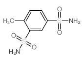 4-methylbenzene-1,3-disulfonamide结构式