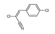 (E)-2-chloro-3-(4-chlorophenyl)acrylonitrile Structure