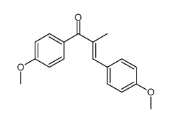 (E)-1,3-bis(4-methoxyphenyl)-2-methylprop-2-en-1-one Structure