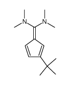 2-tert-butyl-6,6-bis(dimethylamino)pentafulvene结构式