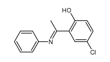 N-phenyl-2-hydroxy-5-chloroacetophenoneimine Structure