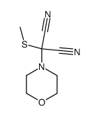 methylsulfanyl-morpholin-4-yl-malononitrile Structure