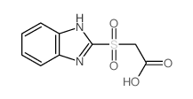 2-Benzimidazolylsulfonylacetic acid Structure