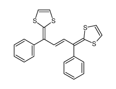 2-[4-(1,3-dithiol-2-ylidene)-1,4-diphenylbut-2-enylidene]-1,3-dithiole结构式