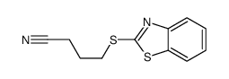 4-(1,3-benzothiazol-2-ylsulfanyl)butanenitrile Structure
