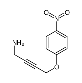 4-(4-nitrophenoxy)but-2-yn-1-amine Structure