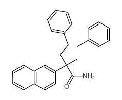 2-naphthalen-2-yl-2-phenethyl-4-phenyl-butanamide结构式