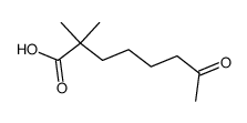 2,2-dimethyl-7-oxooctanoic acid Structure