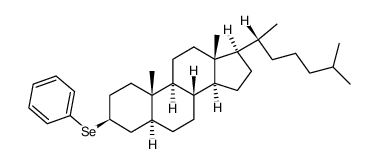 3β-phenylselenenyl-5α-cholestane Structure