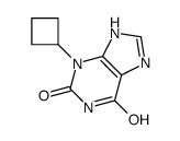 3-cyclobutyl-7H-purine-2,6-dione结构式