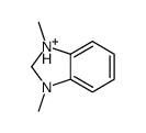 1,3-dimethyl-1,2-dihydrobenzimidazol-1-ium结构式