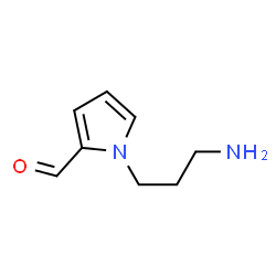 1H-Pyrrole-2-carboxaldehyde, 1-(3-aminopropyl)- (9CI)结构式