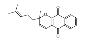 2-methyl-2-(4-methylpent-3-enyl)benzo[g]chromene-5,10-dione Structure