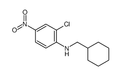 2-chloro-N-(cyclohexylmethyl)-4-nitroaniline结构式