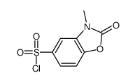 3-methyl-2-oxo-2,3-dihydro-1,3-benzoxazole-5-sulfonyl chloride(SALTDATA: FREE)结构式