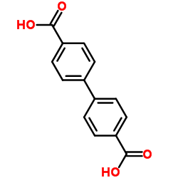 Biphenyl-4,4'-dicarboxylic acid Structure