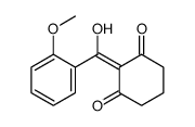 2-[hydroxy-(2-methoxyphenyl)methylidene]cyclohexane-1,3-dione Structure