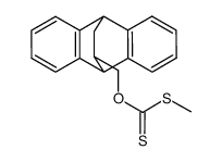 O-((dibenzobicyclo(2.2.2)octadien-7-yl)-methyl) S-methyl xanthate Structure