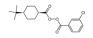 cis-4-tert.-Butylcyclohexylformyl-m-chlorbenzoylperoxid Structure