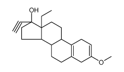 13-Ethyl-17-ethynyl-3-methoxy-4,6,7,8,9,11,12,13,14,15,16,17-dode cahydro-1H-cyclopenta[a]phenanthren-17-ol (non-preferred name) Structure