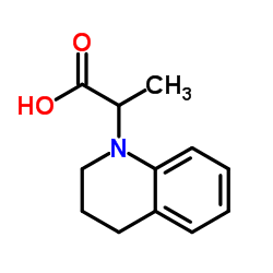 2-(3,4-Dihydro-1(2H)-quinolinyl)propanoic acid Structure