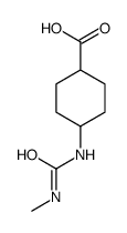 Cyclohexanecarboxylic acid, 4-[[(methylamino)carbonyl]amino]-, cis- (9CI)结构式