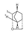 6-exo-iodohexahydro-3,5-methano-2H-cyclopenta[b]furan-6a-d结构式